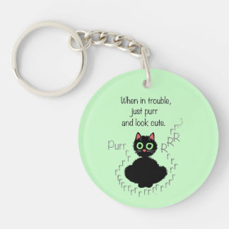 Wanneer in Problemen Sleutelhanger