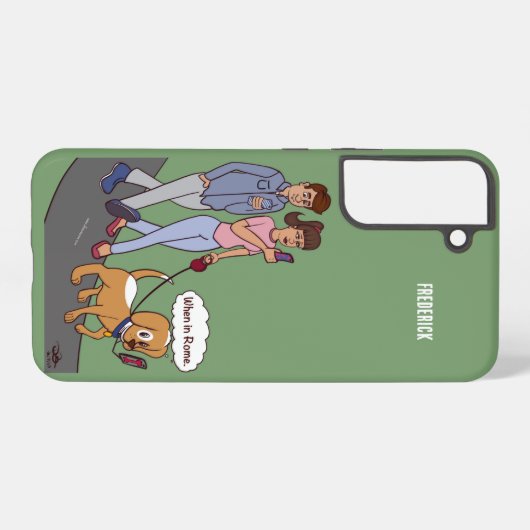 Wanneer in Rome Samsung Galaxy Hoesje (Achterkant horizontaal)