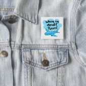 Wanneer in twijfel getrokken reizen vierkante button 5,1 cm (In situ)