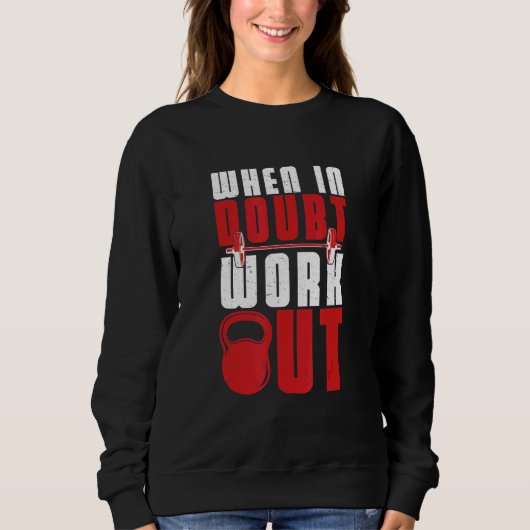 Wanneer in twijfel het werk uit Athlete Trui (Voorkant)