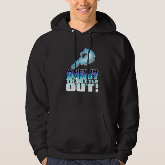 Wanneer in twijfel wordt gedraaid, is de vuile bik hoodie (Voorkant)