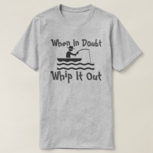 wanneer in twijfel wordt gegrepen t-shirt