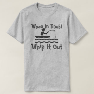 wanneer in twijfel wordt gegrepen t-shirt