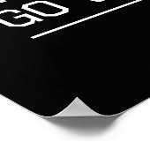 Wanneer in twijfel wordt gewerkt poster (Hoek)