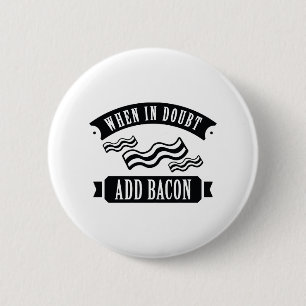 Wanneer in twijfel wordt toegevoegd ronde button 5,7 cm