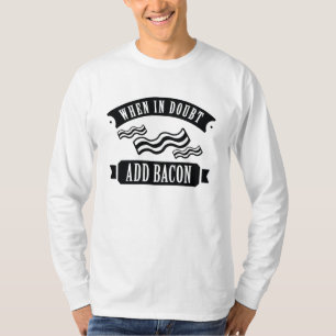 Wanneer in twijfel wordt toegevoegd t-shirt