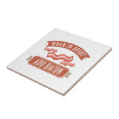 Wanneer in twijfel wordt toegevoegd tegeltje (Zijkant)