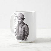 Wanneer is deze dag voorbij? koffiemok (Voorkant links)