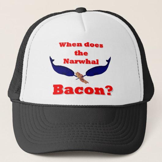 Wanneer is het Narwhal bacon? Trucker Pet (Voorkant)