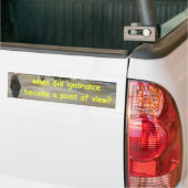 wanneer is onwetendheid een uitzicht geworden ? bumpersticker (Op Truck)
