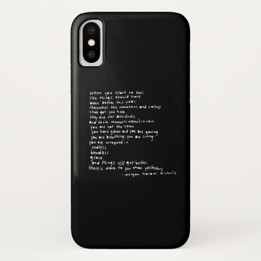 wanneer je begint te voelen dat dingen hadden moet Case-Mate iPhone case (Achterkant)