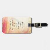 Wanneer je droomt bagagelabel (Voorkant horizontaal)