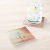 Wanneer je droomt glazen onderzetter (Schuin)