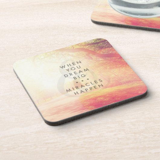 Wanneer je droomt onderzetter (Linkerzijde)