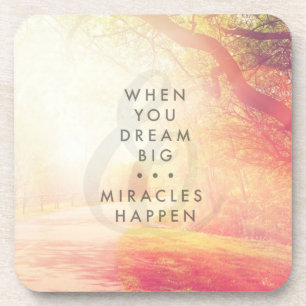 Wanneer je droomt onderzetter