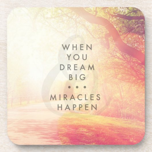 Wanneer je droomt onderzetter (Voorkant)