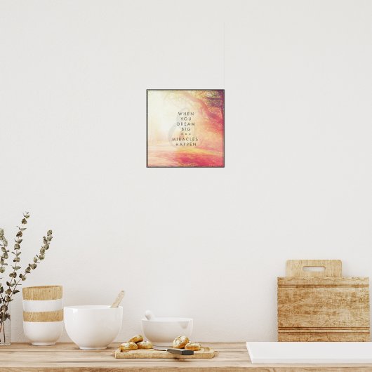 Wanneer je droomt poster (Keuken)