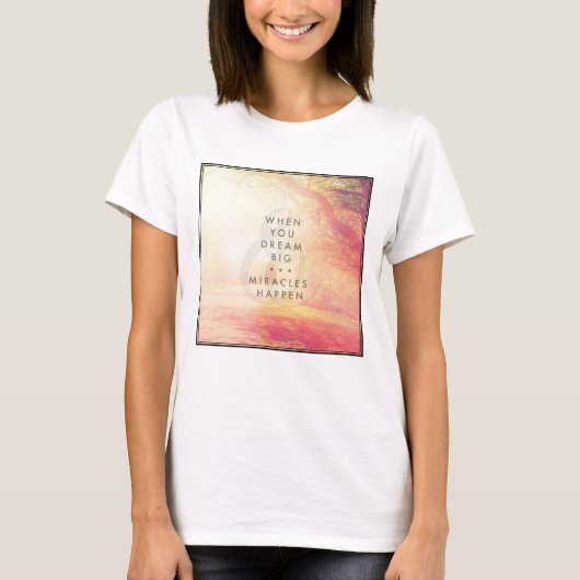 Wanneer je droomt t-shirt (Voorkant)