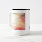 Wanneer je droomt tweekleurige koffiemok (Voorkant links)