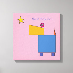 Wanneer je een ster wenst… door Michele Moses Canvas Afdruk