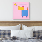 Wanneer je een ster wenst… door Michele Moses Canvas Afdruk (Insitu (Slaapkamer))