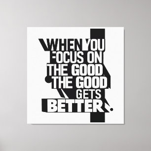 Wanneer je focust canvas afdruk