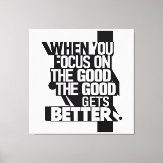 Wanneer je focust canvas afdruk
