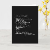 wanneer je je begint te voelen alsof dingen kaart (Gele Bloem)