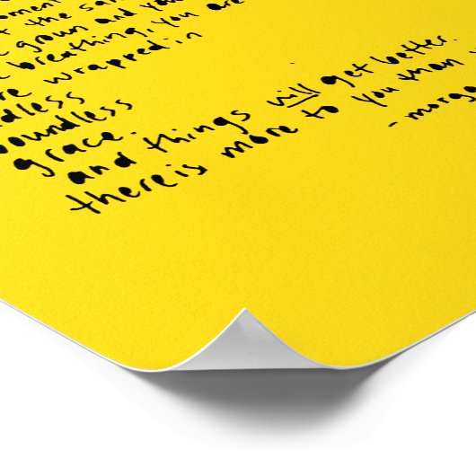 wanneer je je begint te voelen alsof dingen poster (Hoek)