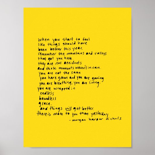 wanneer je je begint te voelen alsof dingen poster (Voorkant)