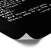 wanneer je je begint te voelen alsof dingen poster (Hoek)