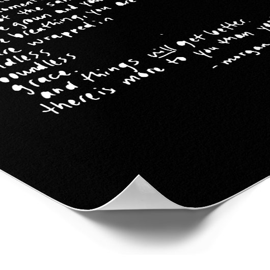 wanneer je je begint te voelen alsof dingen poster (Hoek)