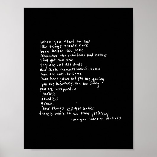 wanneer je je begint te voelen alsof dingen poster (Voorkant)