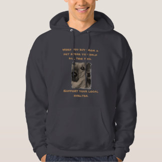 Wanneer je koopt in een dierenwinkel... hoodie