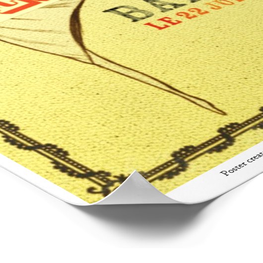 Wanneer je naar ballet Poster gaat (Hoek)