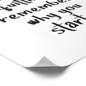 Wanneer je zin hebt om te stoppen met Workout Gym  Poster (Hoek)