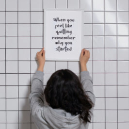 Wanneer je zin hebt om te stoppen met Workout Gym  Poster