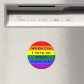 Wanneer kan ik stemmen over je huwelijk? magneet (Insitu (Vaatwasser))