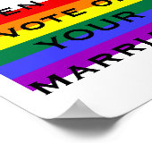 Wanneer kan ik stemmen over je huwelijk? poster (Hoek)