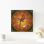 Wanneer kardinalen verschijnen, zijn Angels bijna  Vierkante Klok (Huis)