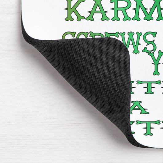 Wanneer Karma u met een Cactus 2 schroeft Muismat (Hoek)