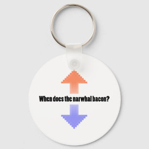 Wanneer komt de Narwhal-Bacon-Upvote Reddit-vraag Sleutelhanger