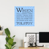 Wanneer komt gerechtigheid? Als die... Poster (Thuiskantoor)