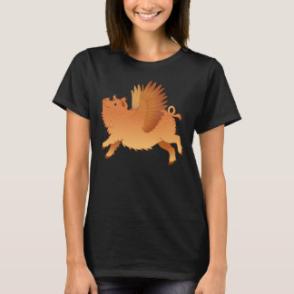 Wanneer kunekune varkens vliegen t-shirt
