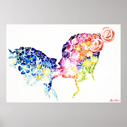 Wanneer liefde bloeit poster (Voorkant)