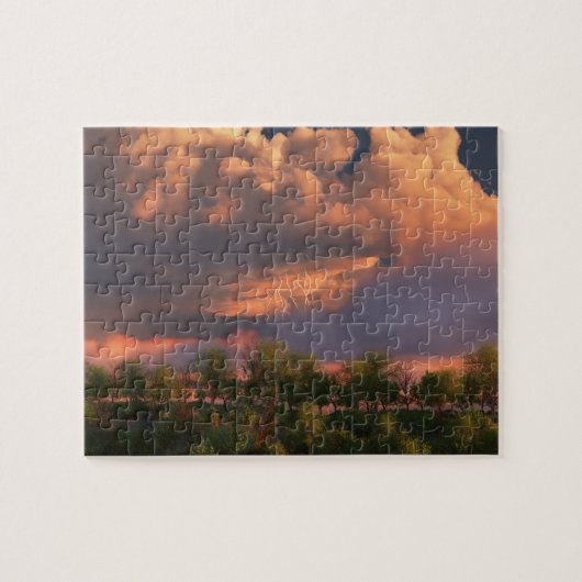 Wanneer maart zijn horn puzzle blaast legpuzzel (Horizontaal)