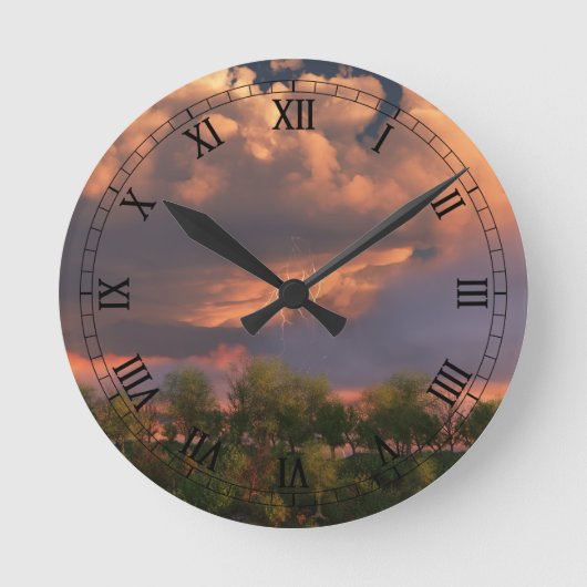 Wanneer maart zijn hornklok blaast ronde klok (Voorkant)