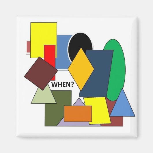 WANNEER? MAGNEET (Voorkant)