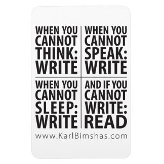 Wanneer magneet schrijven