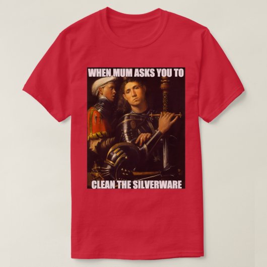 Wanneer mama je vraagt t-shirt (Design voorkant)